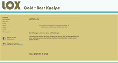 Desktop Screenshot of lox-bar.de